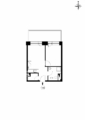 Provisionsfrei - 2 Zimmerwohnung in ruhiger Lage in Lichterfelde - Grundriss