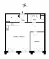Stilvolle 2-Zimmerwohnung – modern, hell und großzügig - Grundriss