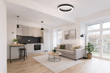 Modern studio apartment with sunny terrace, 14167 Berlin, Upper floor apartment