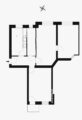 Three room flat with a balcony - Grundriss