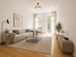 Three room flat with a balcony - Wohnzimmer visualisiert