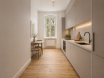 Fantastische Altbauwohnung mit Balkon in Prenzlauer Berg - Küche visualisiert