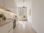 schön geschnittene 2-Zimmerwohnung im Reuterkiez - Küche_Visualisierung