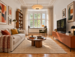 schön geschnittene 2-Zimmerwohnung im Reuterkiez - Wohnzimmer_Visualisierung