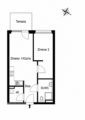 6% Grunderwerbssteuer geschenkt*: Kompakte 2 Zimmer mit Terrasse - Grundriss