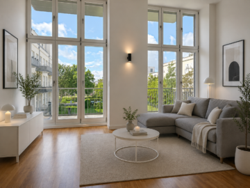 Sunny 3-room apartment with balcony and plenty of natural light, 14167 Berlin, Upper floor apartment