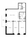 Spacious 4-room apartment with balcony and plenty of natural light - Grundriss