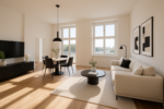 Commission-free – Beautiful family apartment with balcony - Wohnzimmer Visualisiert