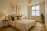 Dreamy 4-Bedroom Apartment with Balcony - Schlafzimmer Visualisiert