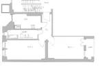 Provisionsfreie 2 Zimmerwohnung mit Loggia im Reuterkiez - Grundriss