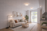 Modern studio apartment - Wohn- Essbereich Visualisiert