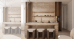 Großzügige Hochparterrewohnung mit Terrasse & Altbaudetails in Toplage - Visualisierung Küche