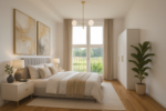 Spacious 2-Room Apartment with Bright Living Atmosphere - Schlafzimmer Visualisiert