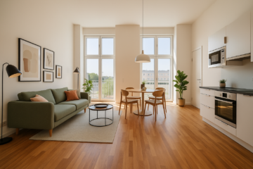 Bright and commission-free: 2-room apartment with large balcony, 14167 Berlin, Upper floor apartment