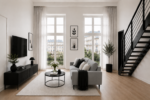6% Grunderwerbssteuer geschenkt*: aussergewöhnliches Loft - provisionsfrei - Wohnzimmer Visualisiert