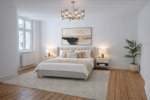 Pure city living: 2-room apartment on Kurfürstenstraße - Schlafzimmer Visualisiert
