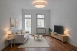 Pure city living: 2-room apartment on Kurfürstenstraße - Wohnzimmer Visualisiert