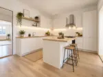Fitness inclusive: Ruhig gelegene Familienwohnung mit Balkon in Prenzlauer Berg - Küche_Visualisierung