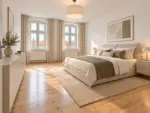 Fitness inclusive: Ruhig gelegene Familienwohnung mit Balkon in Prenzlauer Berg - Schlafzimmer_Visualisierung