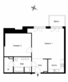 Besonderes Wohnerlebnis: 2 Zimmer, provisionsfrei - Grundriss