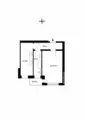 Charming one-room apartment with balcony - Grundriss
