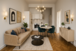 Cozy & Sunny: 2-Room Apartment with Balcony – Completely Commission-Free - Wohn- Esszimmer Visualisiert