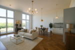 Bright and Generous 2-Bedroom Apartment with Balcony - Wohn- Essbereich Visualisiert