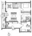 Attic apartment in Hakenfelde - Aktueller Grundriss 3 Zimmer