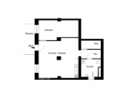 Gemütliche 2-Zimmer-Stadtwohnung - Grundriss