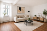 Stylish Apartment in an Attractive Location - Wohnzimmer Visualisiert
